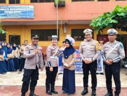 Sat Lantas Polres Simalungun Sosialisasi di SMKN 3 Pematangsiantar