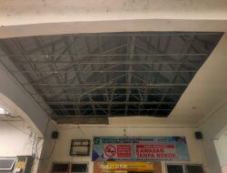 Plafon Kantor DISDUKCAPIL Simalungun Bolong, Tiarli E Sinaga Angkat Bicara