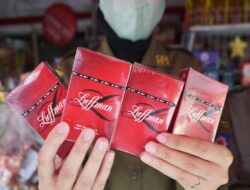 Gudang Rokok Ilegal di Kecamatan Gunung Malela Digrebek Polisi