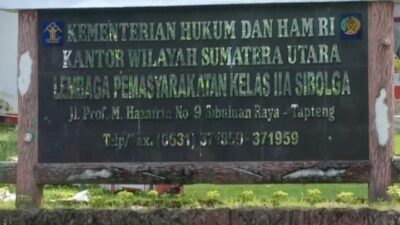 Nama Lapas Sibolga Tercoreng Dugaan Pungli Oknum Kasi Binadik Peras WBP Mencuat